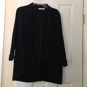 Black Soft Lighweight Jacket by Lush, Size 8